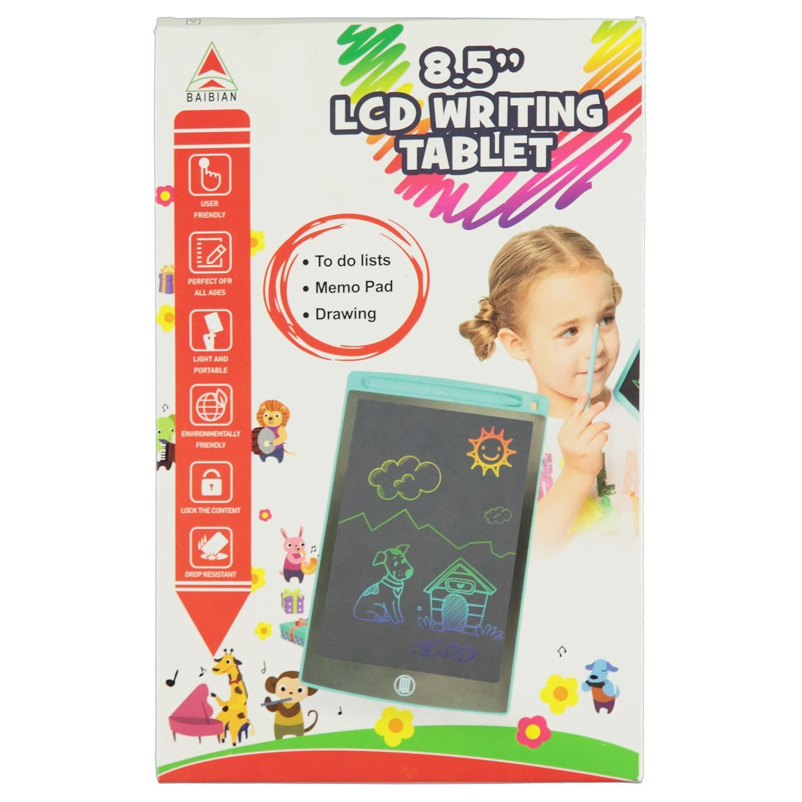 Can 8501C 8,5 İnç Kutulu Renklı Yazı Tahtası *100