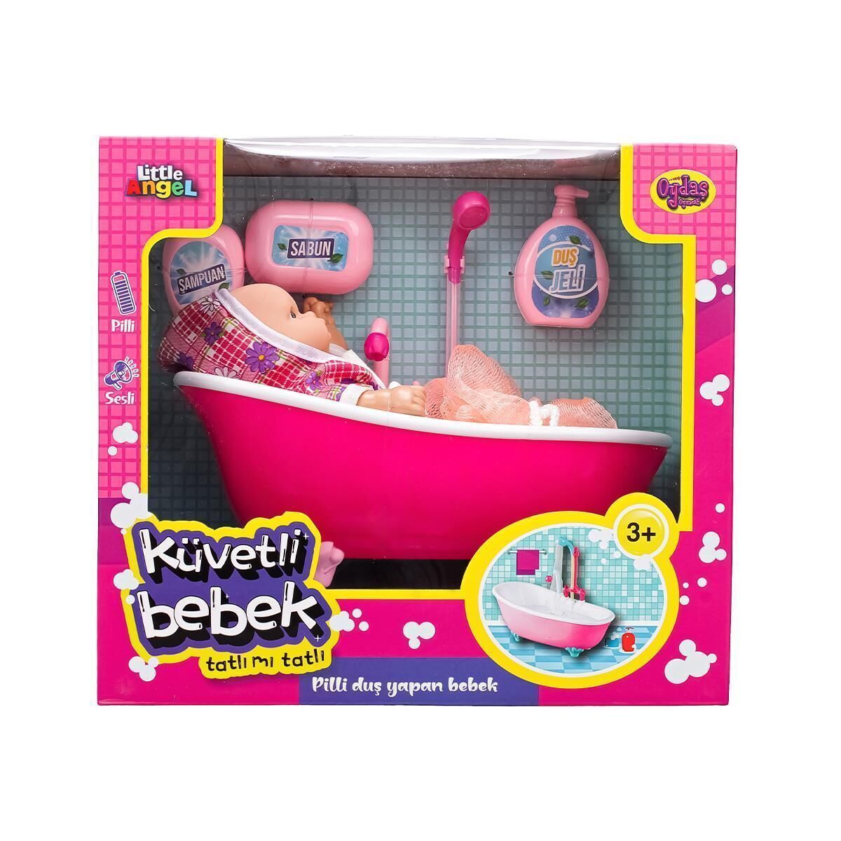 Oydaş 02605 Pilli Küvette Duş Yapan Bebek