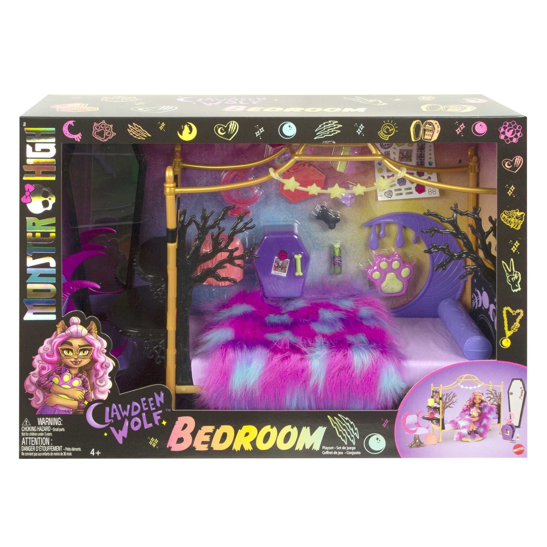 Mattel Hhk64 Monster Hıgh Harika Yatak Odası Oyun Seti *2