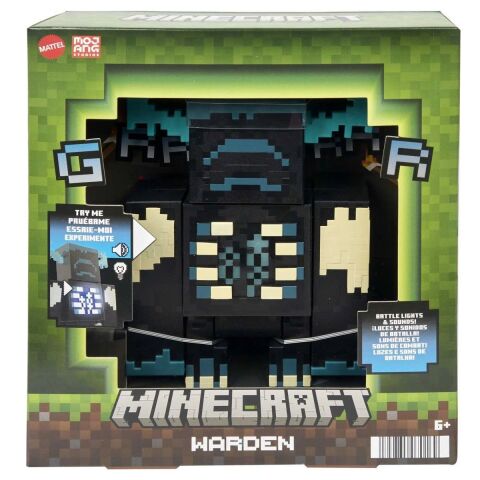 Mattel Hhk89 Minecraft Warden Figür*6