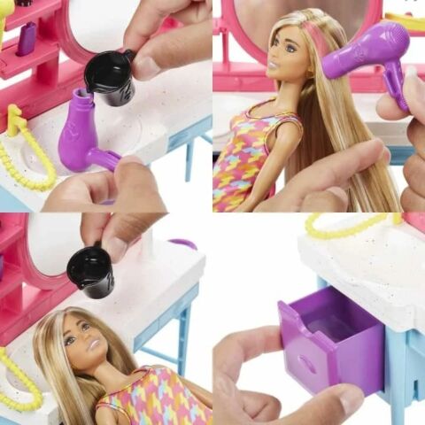 Mattel Hkv00 Barbie Muhteşem Kuaför Oyun Seti*3