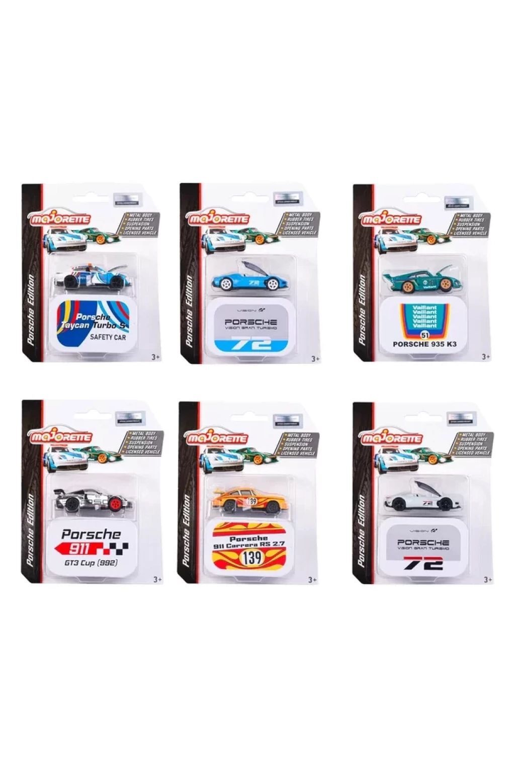 Sımba Smb-212053161 Porsche Deluxe Assortment, 6-Asst.