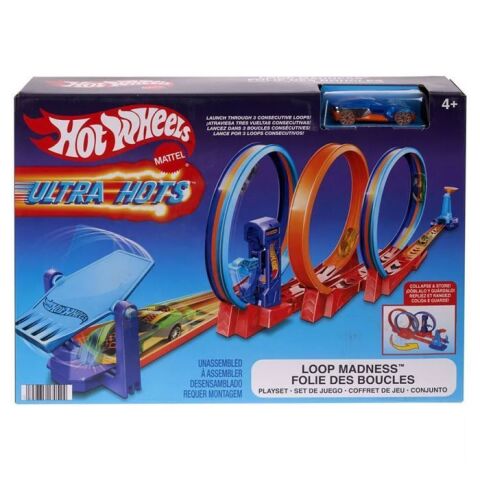 Mattel Hpx93 Ultra Hots Cılgın Çember Yarışı Seti*3