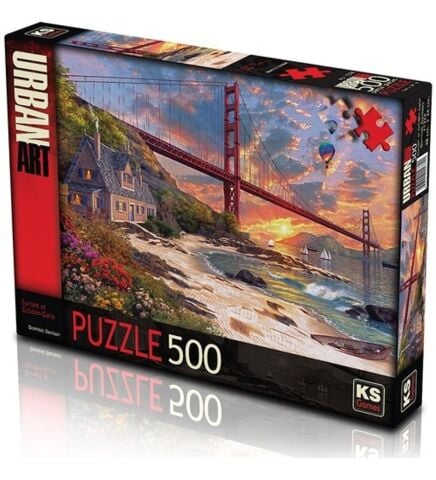 Ks Games 106_11376 San Francisco Bridge At Sunset/