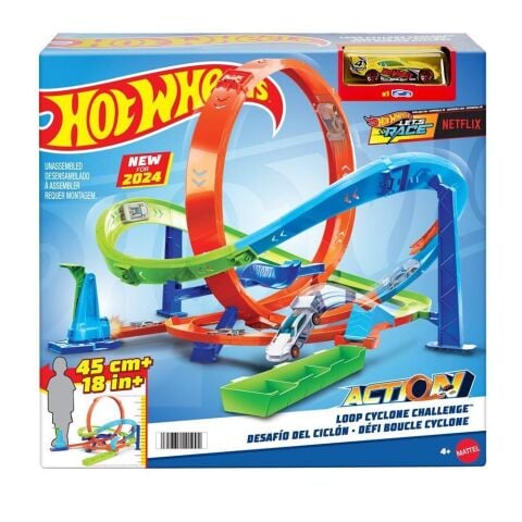 Mattel Htk16 Hot Wheels Bumerang Çemberli Yarış Pisti*2