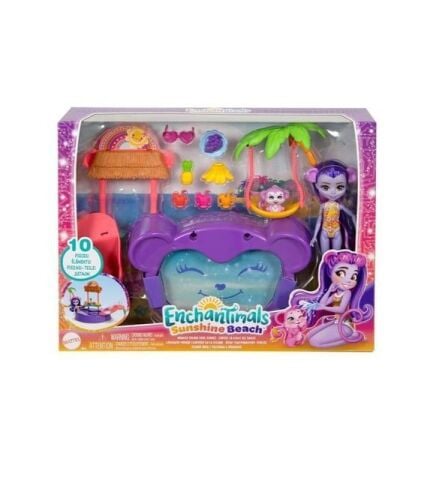 Mattel Htw73 Enchantimals Eğlenceli Havuz Partisi Oyun Seti*3