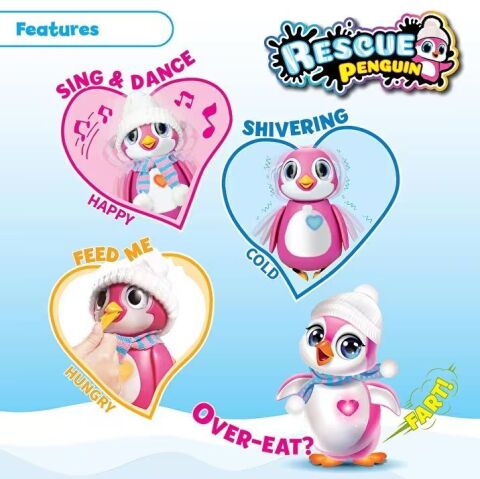 Neco Neco-Sıl-88651 Sılverlıt Rescue Penguın-Pembe