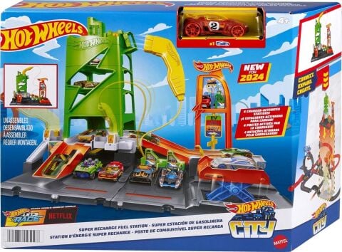 Mattel Htn79 Hw Elektrıklı Arac Sarj Istasyonu*2