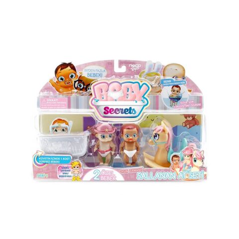Neco Baby-76923 Baby Secrets Sürpriz Figür Ve Oyun Seti Asorti Seri 1