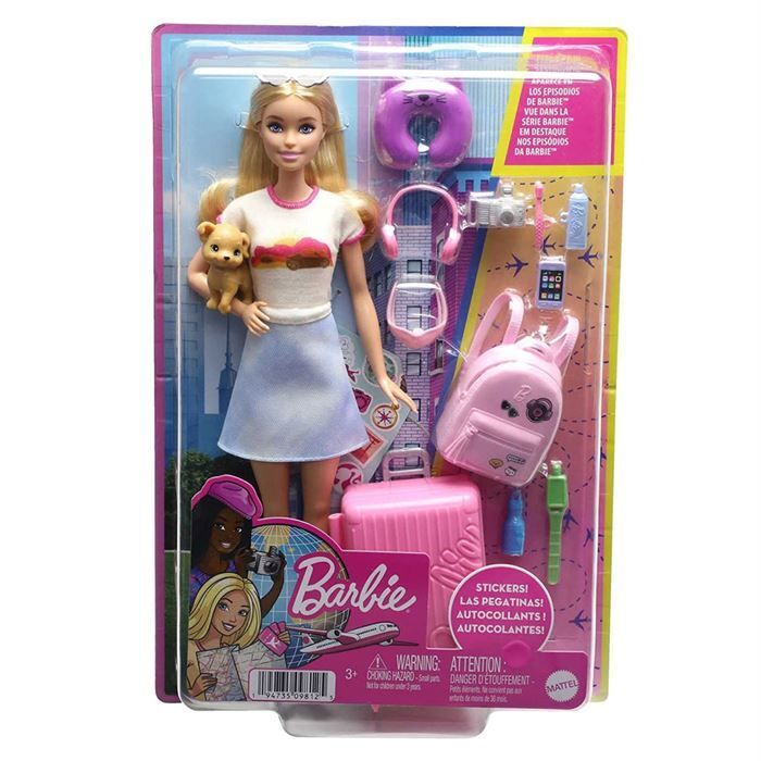 Mattel Hjy18 Brb Seyahatte Bebeği Ve Aksesuarları*6