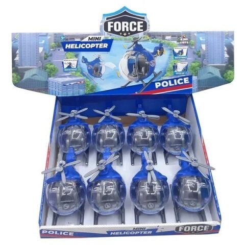 King Toys Lal-1101Police Mini Helicopter*96