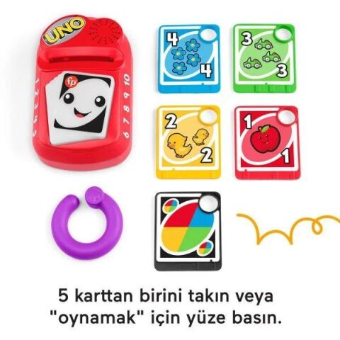 Mattel Hwh16 Fısher Proce Lnl Saymak Ve Renkelri Öğreten Uno*4