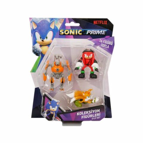 Neco Pmı-Son2020 Sonic 3 Lü Figür Blister Asorti