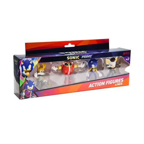 Neco Pmı-Son6040 Sonic Aksiyon Figürleri 4 Lü Deluxe Set