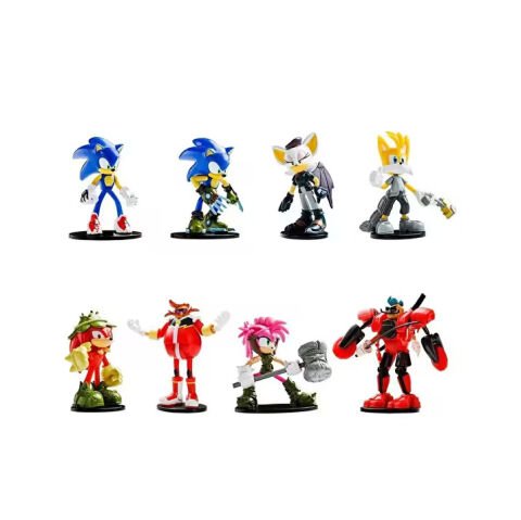Neco Pmı-Son6040 Sonic Aksiyon Figürleri 4 Lü Deluxe Set