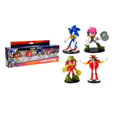 Neco Pmı-Son6040 Sonic Aksiyon Figürleri 4 Lü Deluxe Set