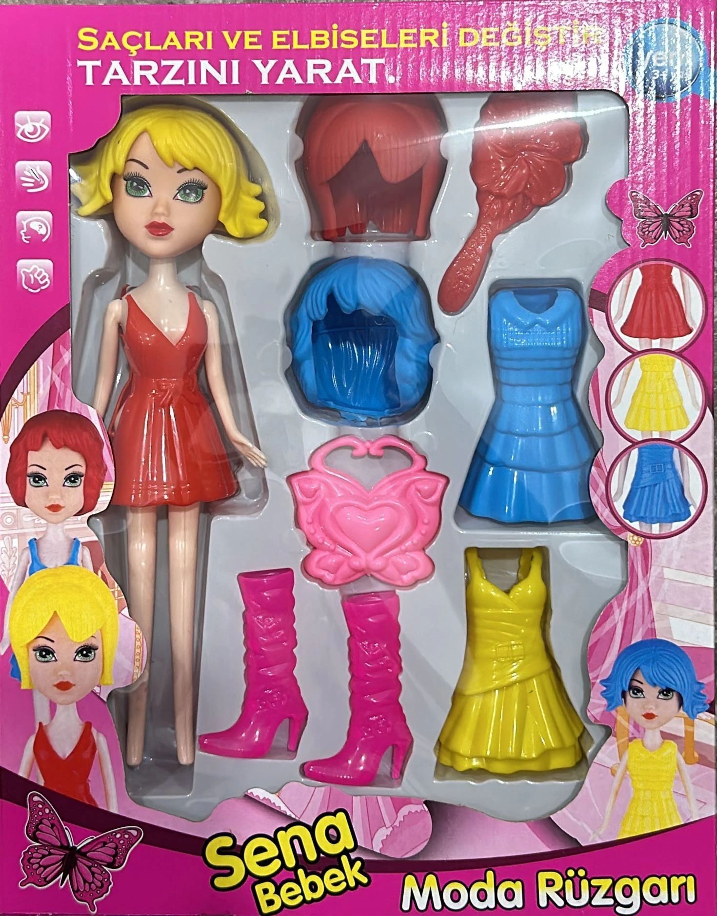 King Toys Sn-1548Asena Sök Tak Bebek*36