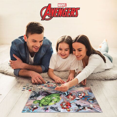 Neco Prm-32549 Prime 3D-Avengers 500 Parça Yetişkin Puzzle
