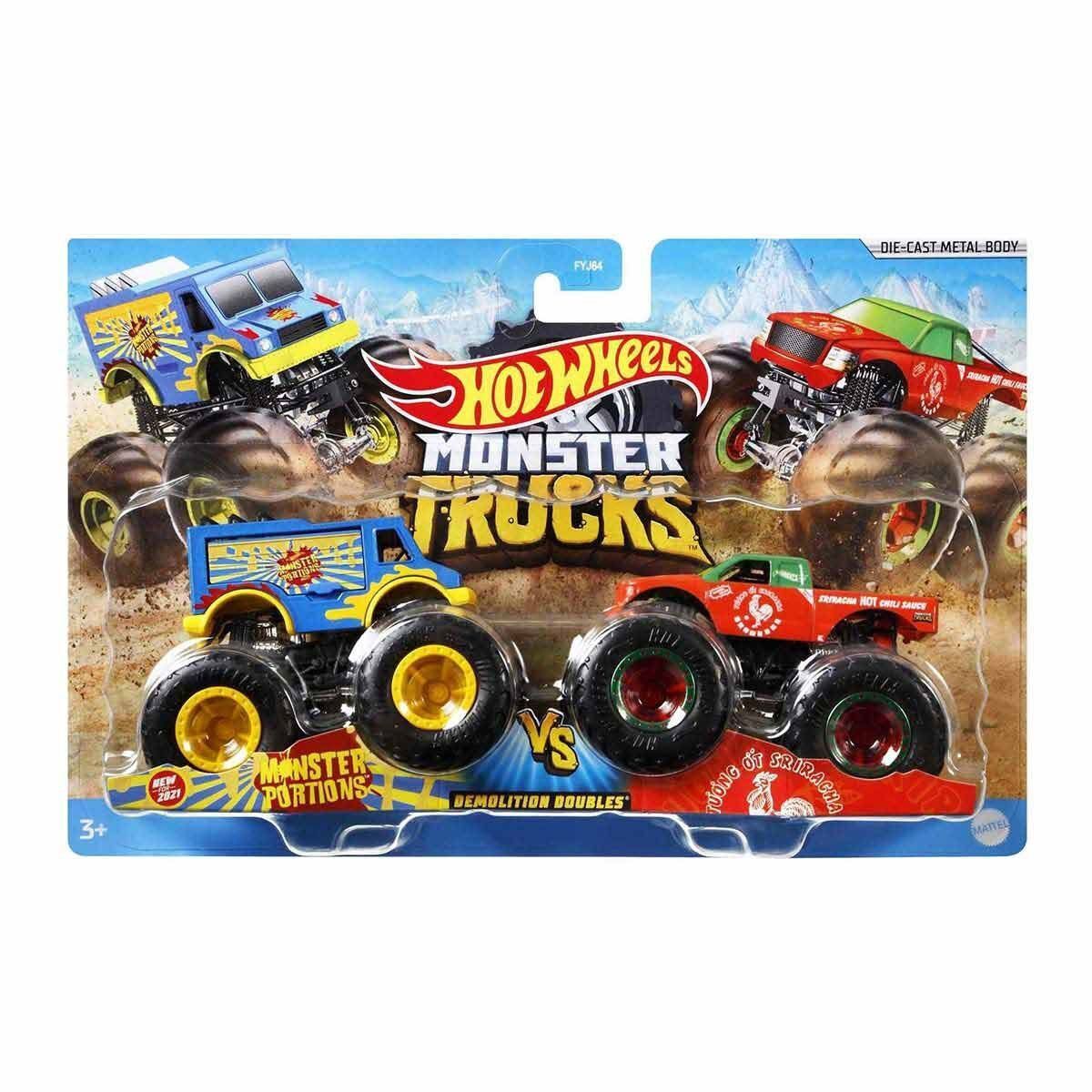 Mattel Fyj64 Hw Guclu Ikılı 1:64 Arabalar*8