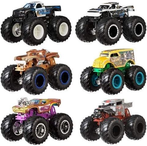 Mattel Fyj64 Hw Guclu Ikılı 1:64 Arabalar*8