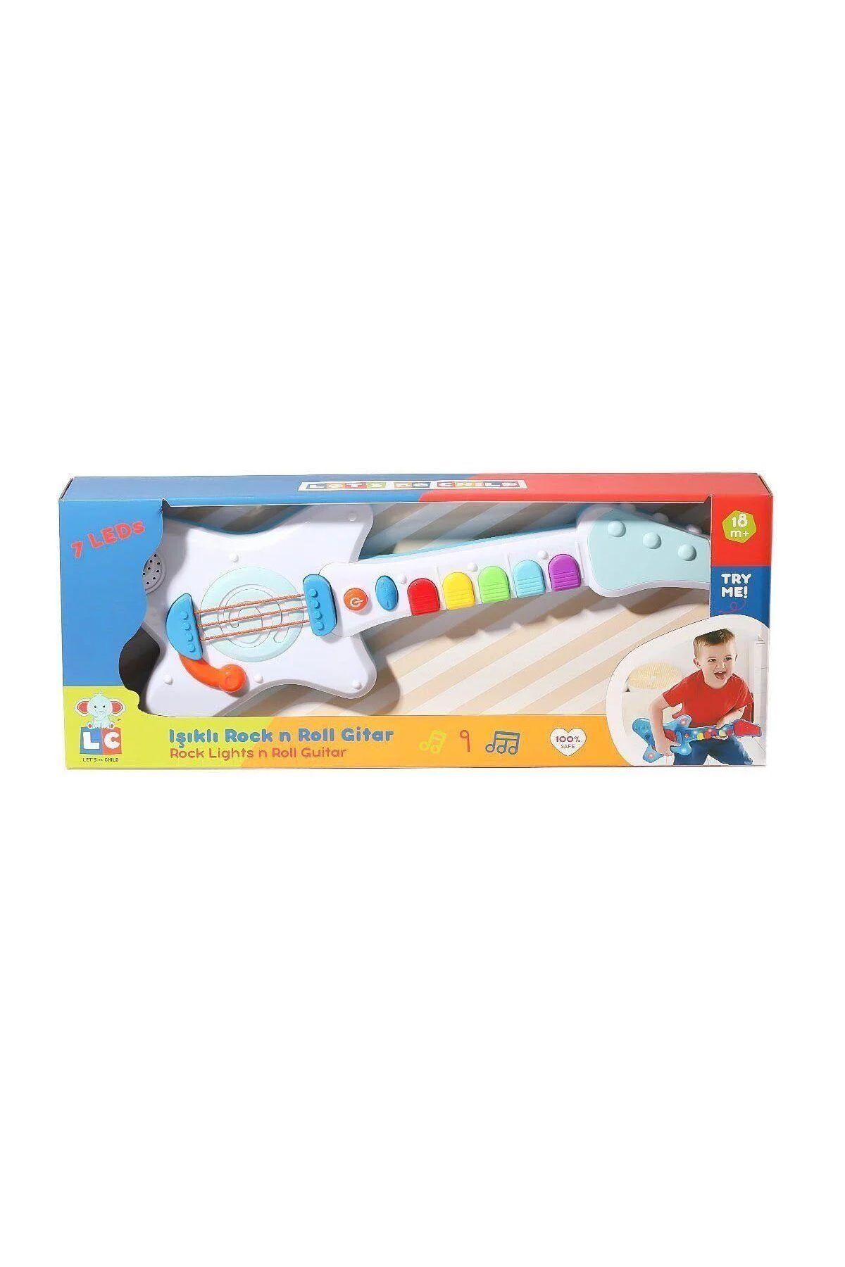 Let'S Be Child Lc-30986 Lc Işıklı Roc N Roll Gitar
