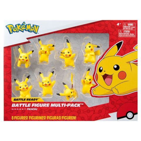 Neco Pok-Pkw2604 Pokemon Battle 8'Li Figür Seti-Pikachu Set