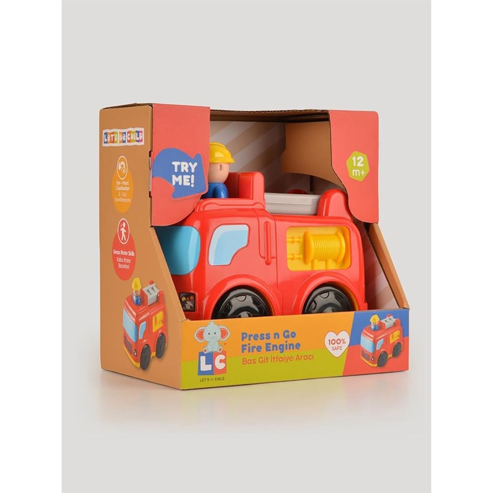 Let'S Be Child Lc-30980 Lc Bas Git İtfaiye Aracı