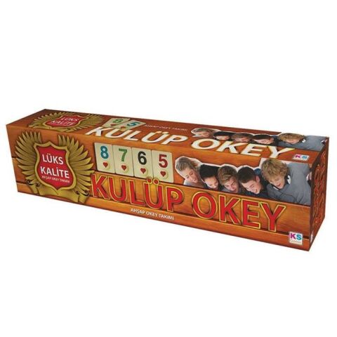 Ks Games T96 Kulüp Ağaç Okey Takımı
