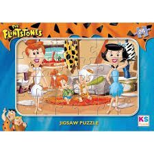 Ks Games Fl704 Flintstones Puzzle 24 Parça
