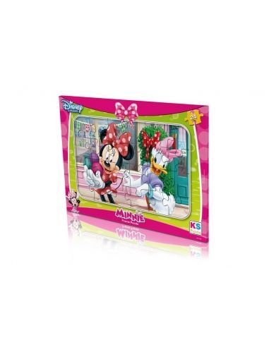 Ks Games Mın704 Mınnıe Mouse Frame Puzzle 24 Parça