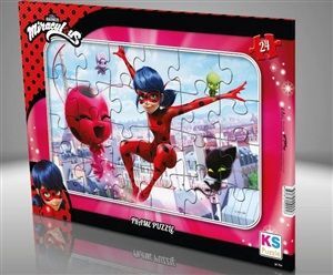 Ks Games Lb704 Lady Bug Frame Puzzle 24 Parça