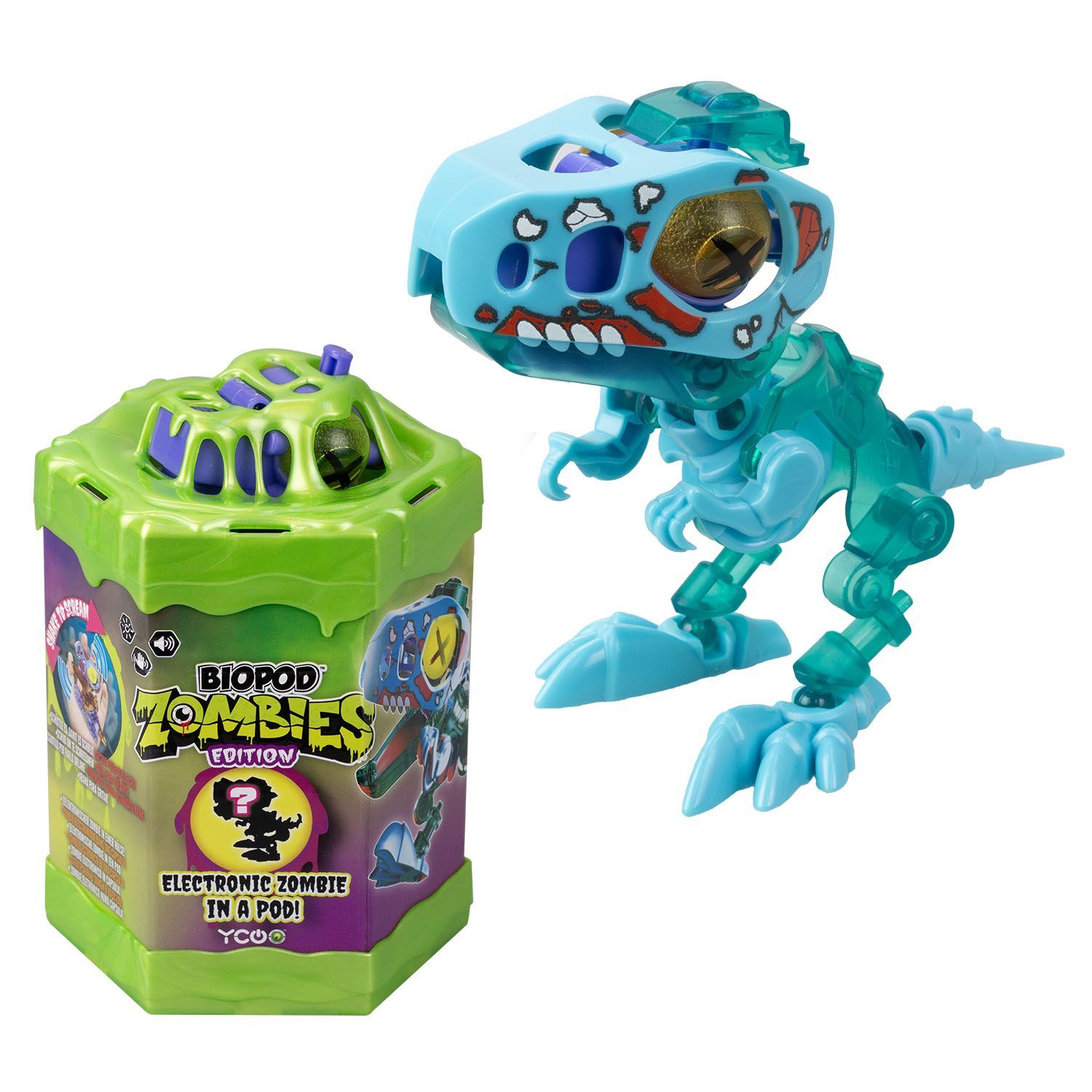 Neco Sıl-88695 Biopod Zombies Dinozor Robot 16'Lı Display-Asorti