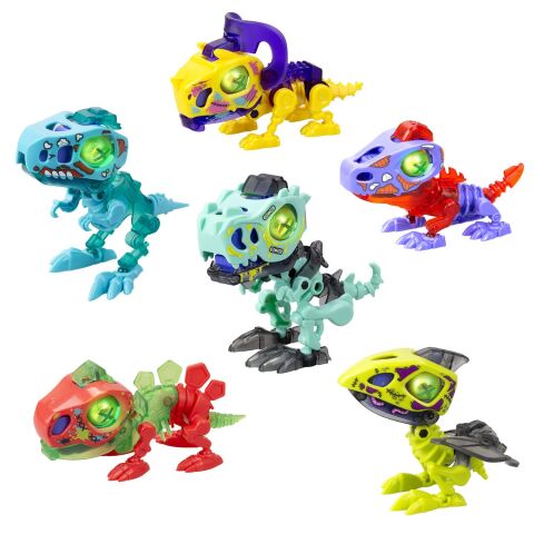 Neco Sıl-88695 Biopod Zombies Dinozor Robot 16'Lı Display-Asorti