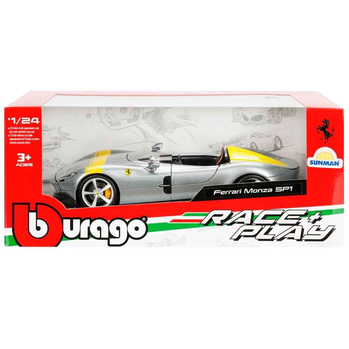 Sunman Sun-Bur-1/24 Ferrarı Formula 1 Monza Sp1 (Ferr) Gri S00026027*12