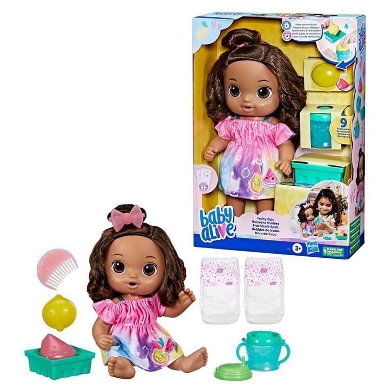 Hasbro F7357 Ba Bebegımle Eglencelı Yudumlar-Esmer *2