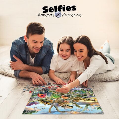 Neco Prm-10353 Prime 3D-Dinozorlar-500 Parça Yetişkin Puzzle