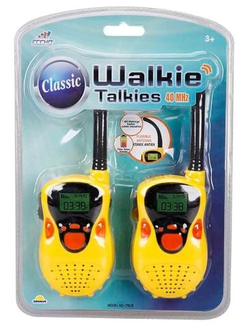 Sunman Sun-Rst-Ech-Walkıe Talkıe Klasik 11X6,5 Cm.Sarı/Lcv.2R Krtl