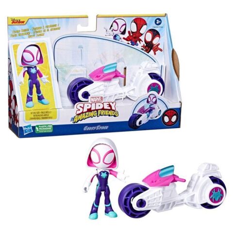 Hasbro F6777 Spıder And Hıs Amazıng Frıends Motorsiklet Ve Figür *4