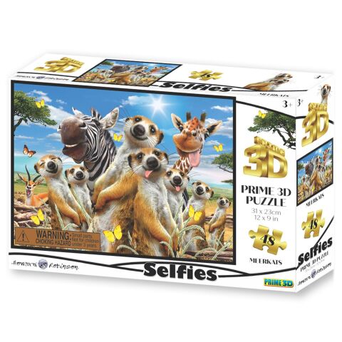 Neco Prm-10692 Prime 3D-Mirket Selfie-48 Parça Puzzle
