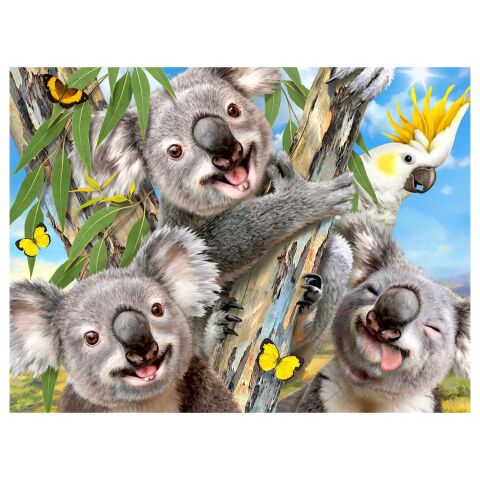 Neco Prm-15805 Prime 3D-Koala Pelüş Ve Selfie 48 Parça Puzzle