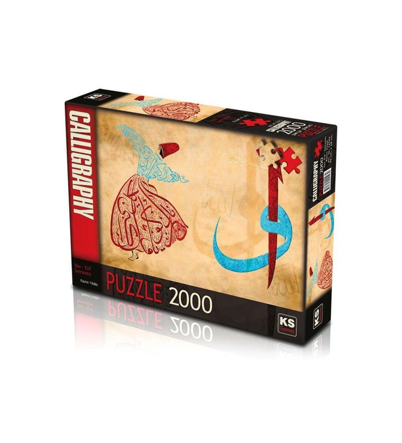 Ks Games 22503 Puzzle 2000 Vav-Elif-Semazen