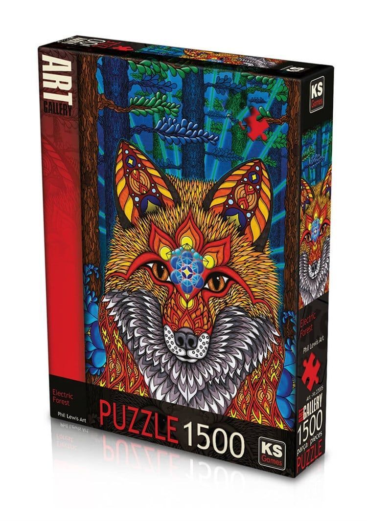 Ks Games 22005 Puzzle 1500 Electrıc Forest