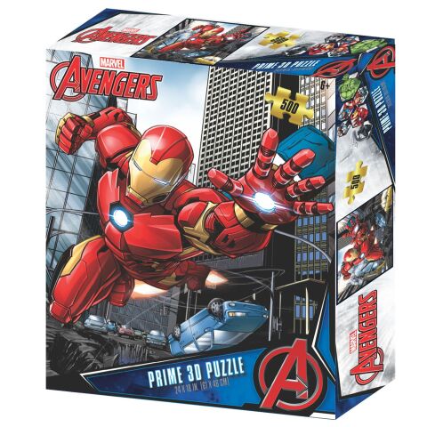 Neco Prm-32625 Prime 3D-Avengers-Iron Man-500 Parça Yetişkin Puzzle