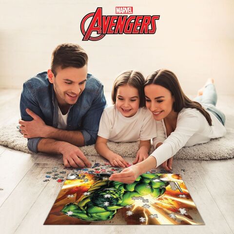 Neco Prm-32672 Prime 3D-Avengers-The Hulk-500 Parça Yetişkin Puzzle