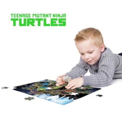 Neco Prm-32721 Prime 3D-Ninja Kaplumbağalar-500 Parça Yetişkin Puzzle