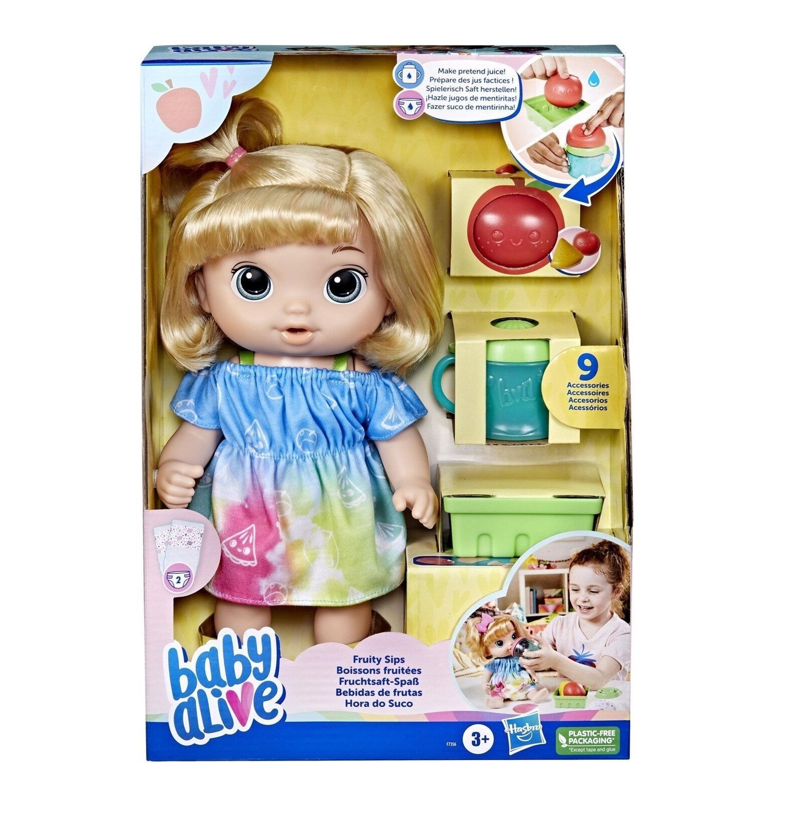 Hasbro F7356 Ba Bebeğim Ile Eğlencelı Yudumlar Sarısın  *2
