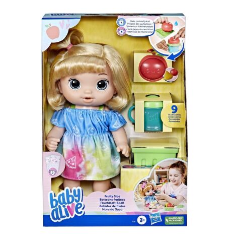 Hasbro F7356 Ba Bebeğim Ile Eğlencelı Yudumlar Sarısın  *2