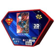 Neco Prm-35591 Prime 3D-Superman 300 Parça Puzzle-Metal Kutu
