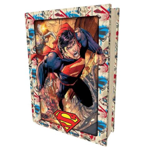 Neco Prm-35622 Prime 3D-Superman 300 Parça Puzzle-Metal Kutu