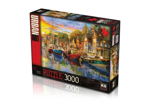 Ks Games 23006 Puzzle 3000 Harbour Lıghts